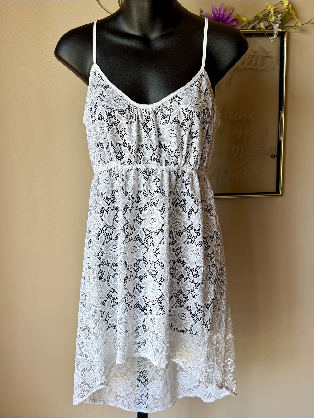 Victoria’s Secret white lace dress